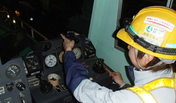 施工現場での安全な作業の追及